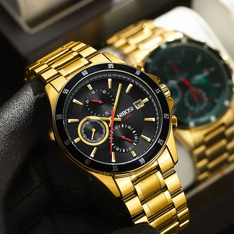 NIBOSI 2530 — Grand Sport Chronograph Men's Watch