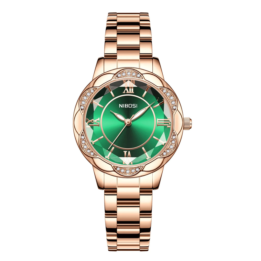 NIBOSI 2672 — Crystal Bloom Women's Watch