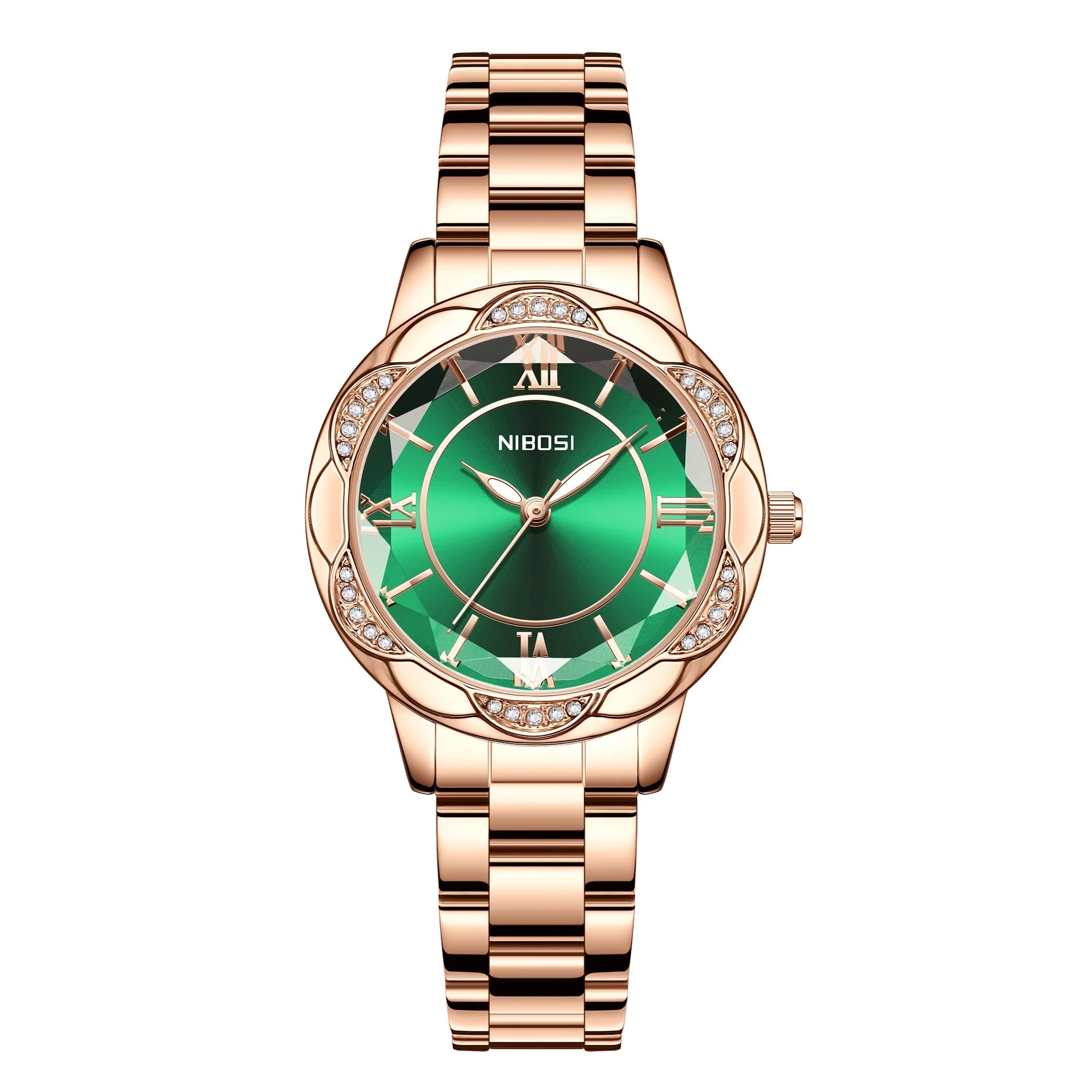 NIBOSI 2672 — Crystal Bloom Women's Watch