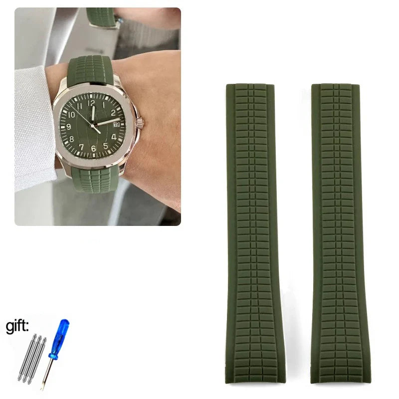 NIBOSI 2653 Sport Silicone Strap — 21mm