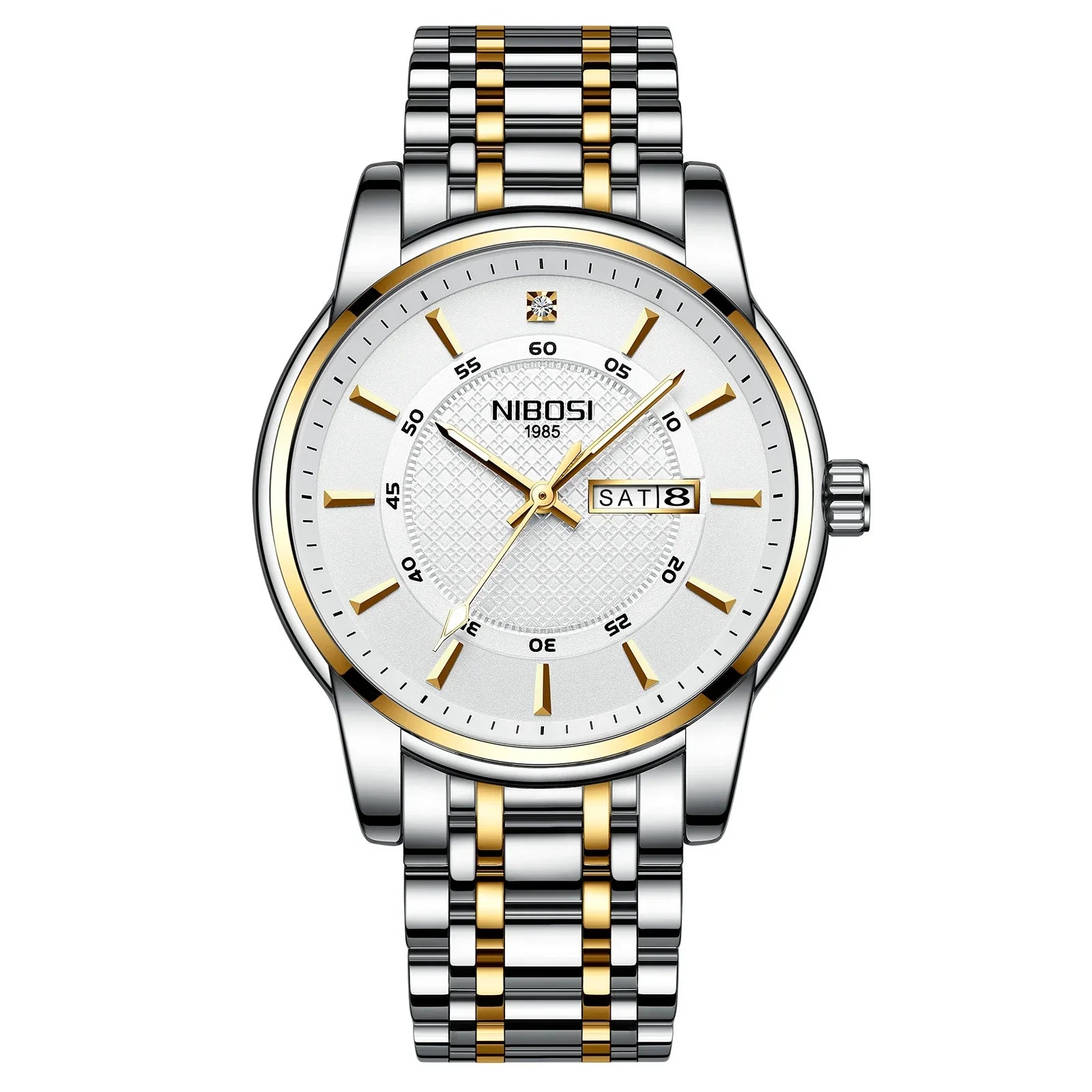 NIBOSI 2381 — Timeless Minimalist Steel Watch