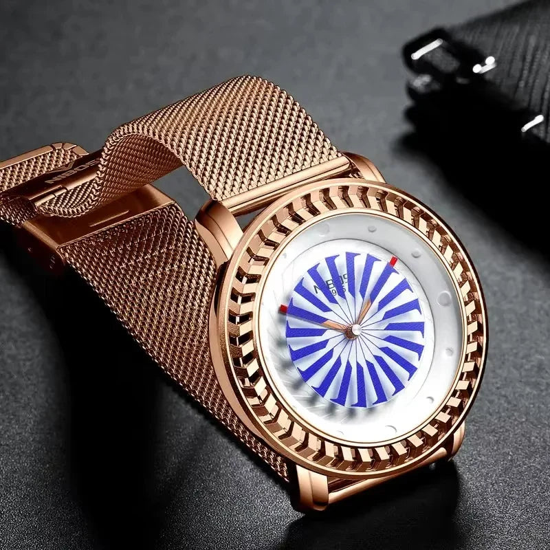 NIBOSI 2367 — Mesh Elegance Watch