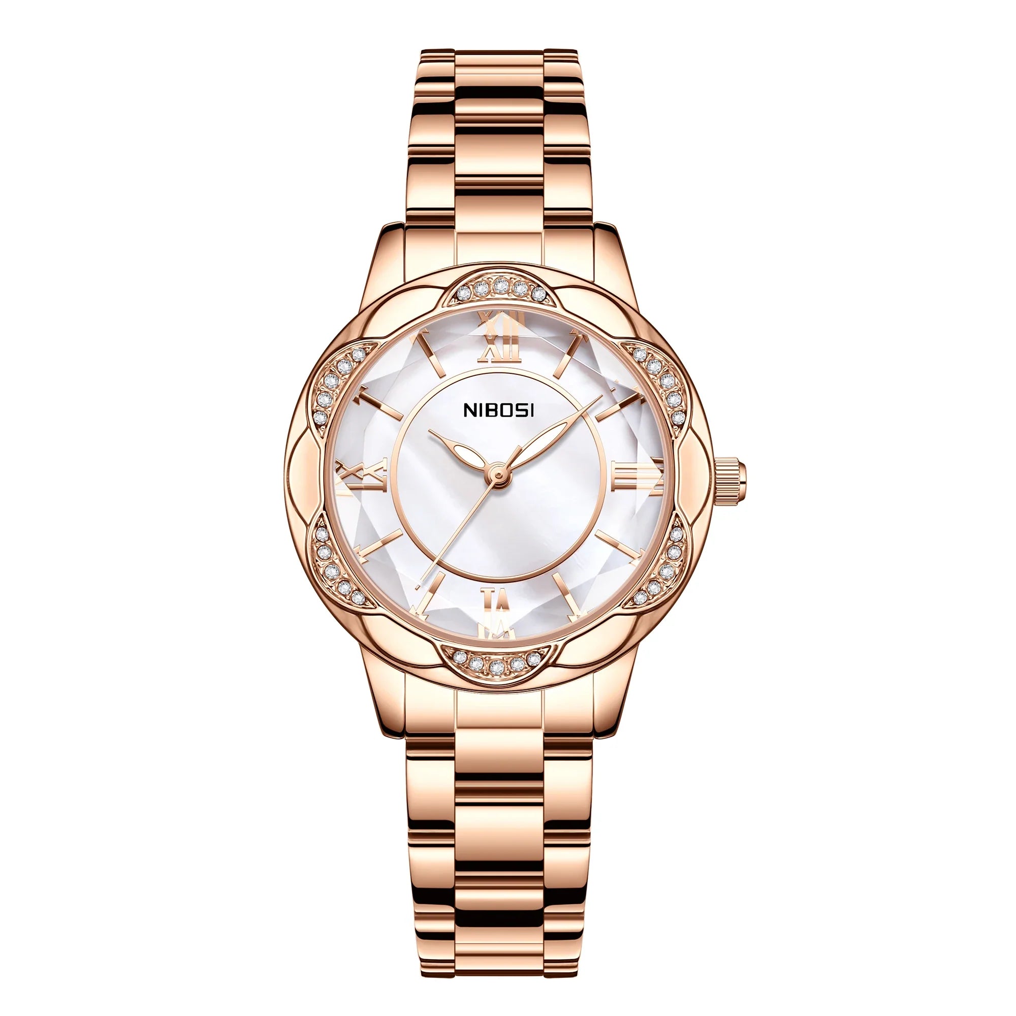 NIBOSI 2672 — Crystal Bloom Women's Watch