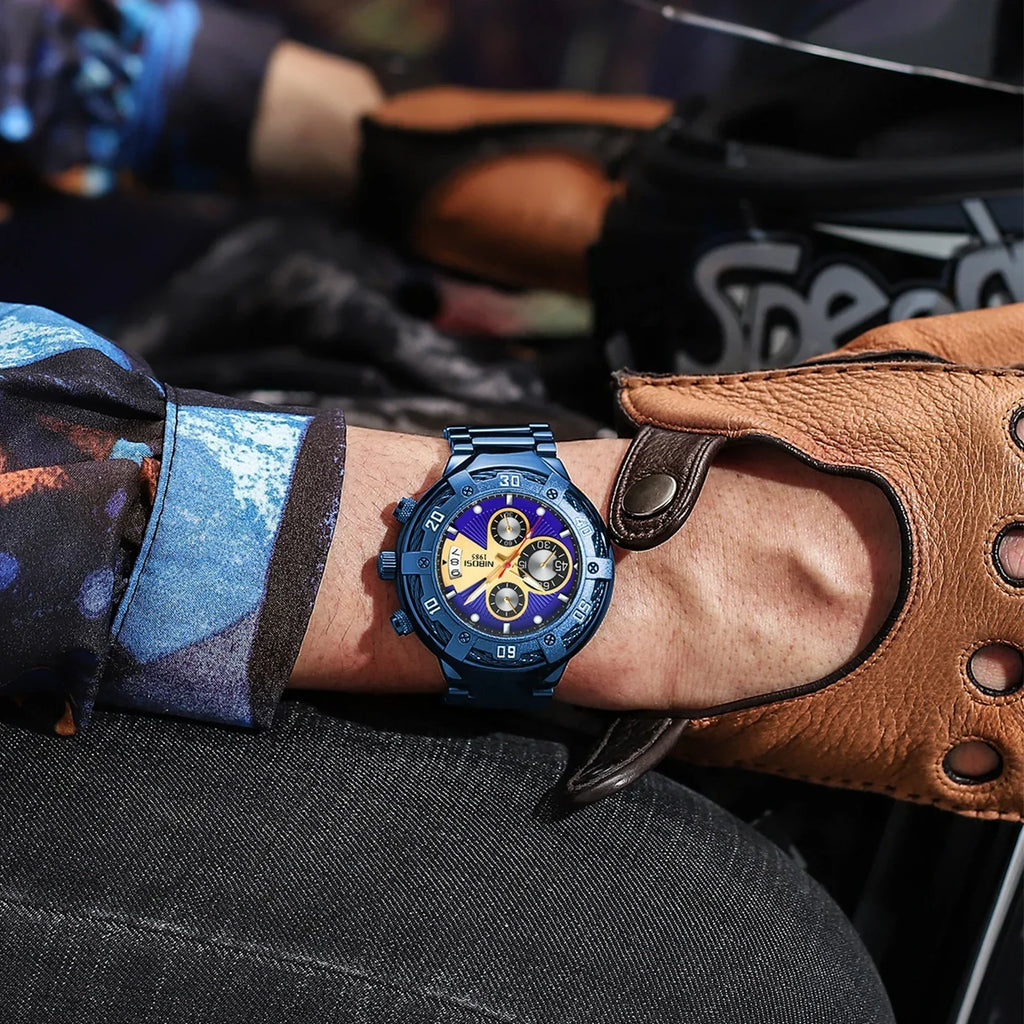 NIBOSI 2577 — Ironcore Chronograph