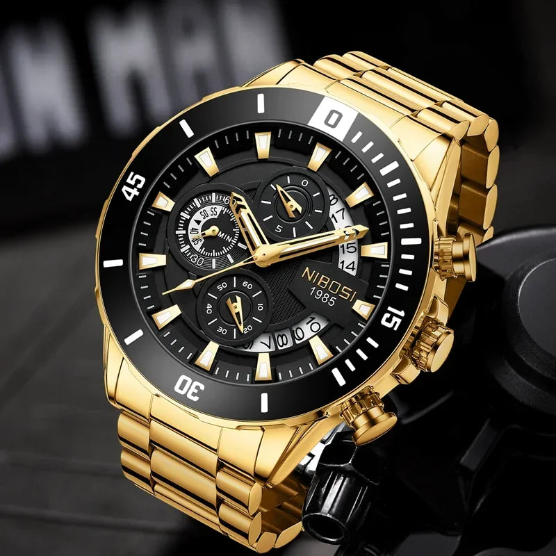 NIBOSI 2592 — Quartz Waterproof Watch