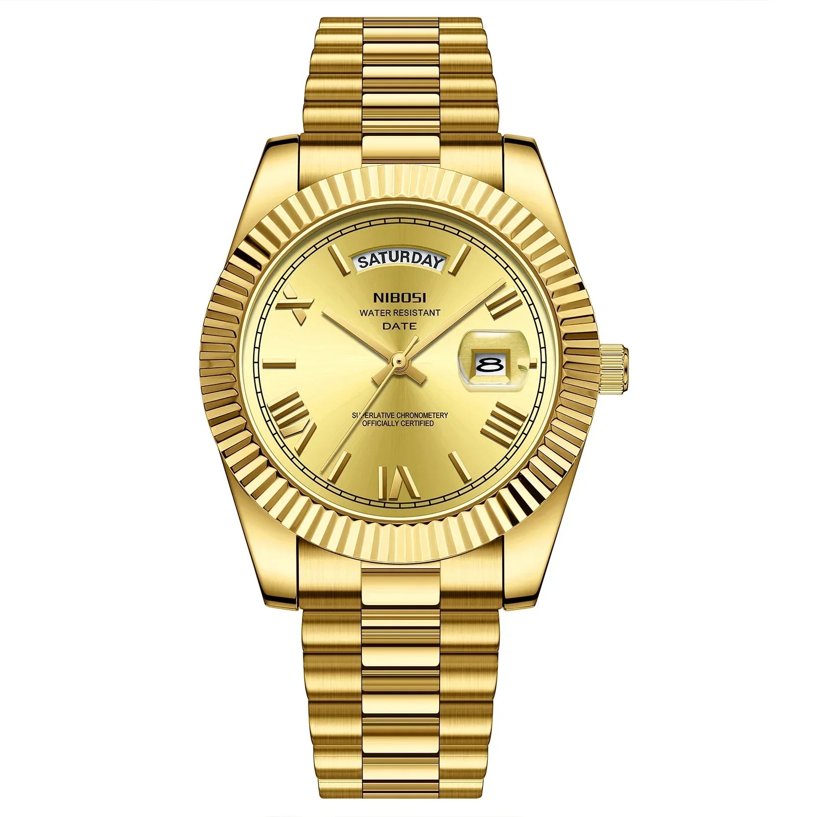 NIBOSI 2628 — Timeless Luxury Quartz Watch