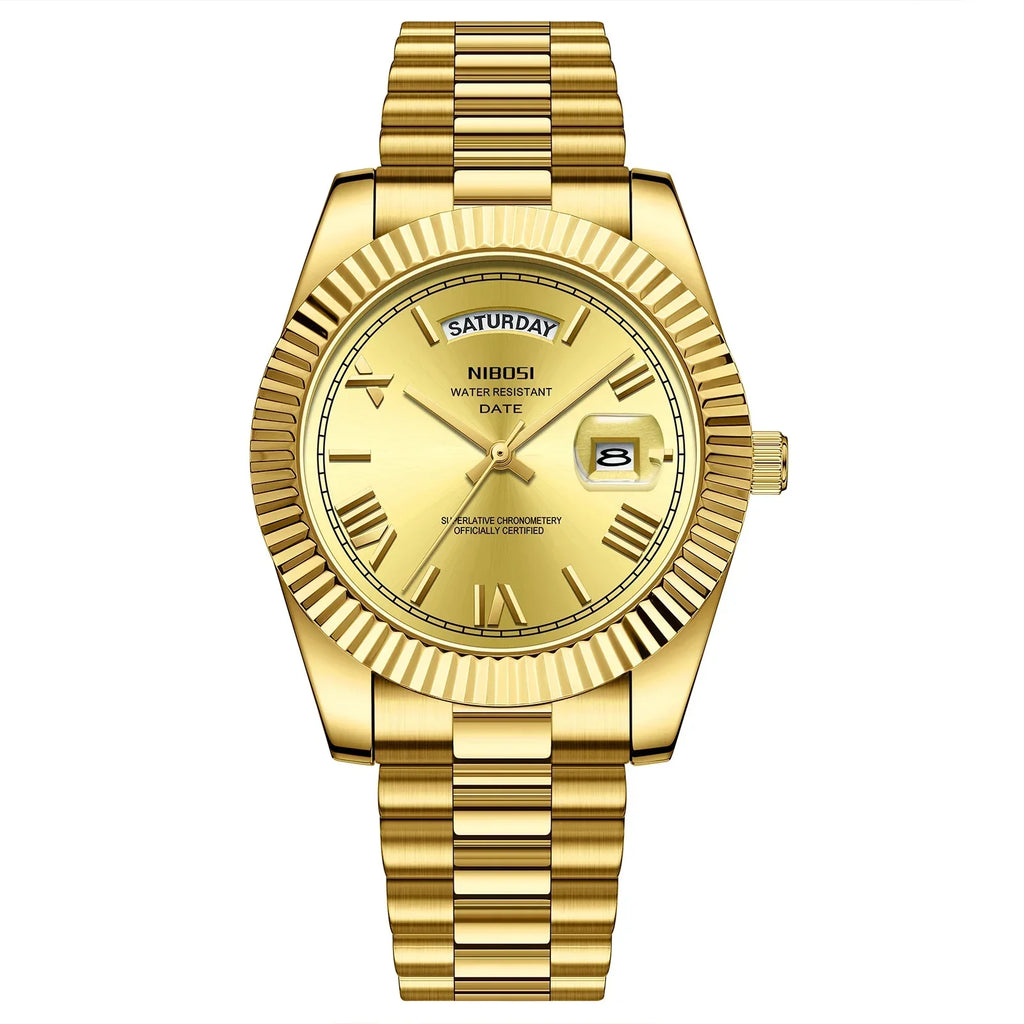 NIBOSI 2628 — Timeless Luxury Quartz Watch