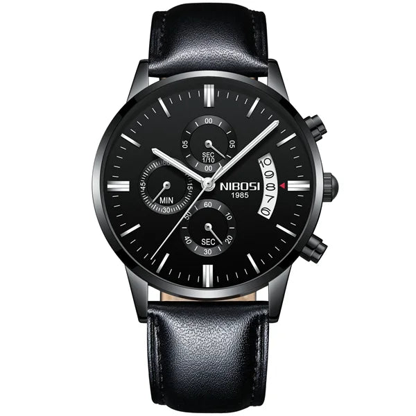 NIBOSI 2309 — Luxury Quartz Chronograph Waterproof Watch