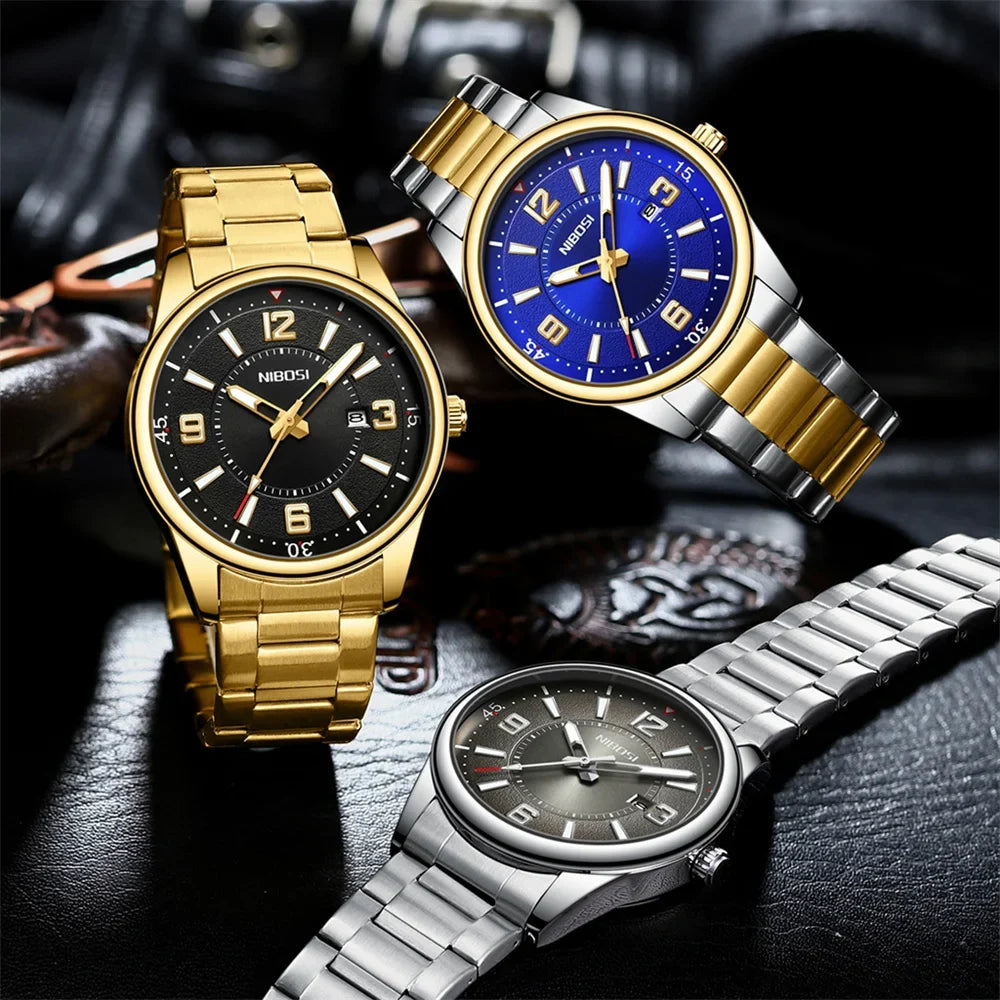 NIBOSI 2629 — Aviator Style Men's Watch