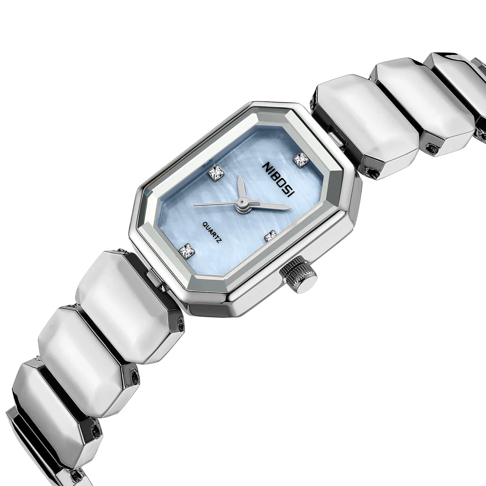 NIBOSI 2685 — Opaline Square Women's Watch