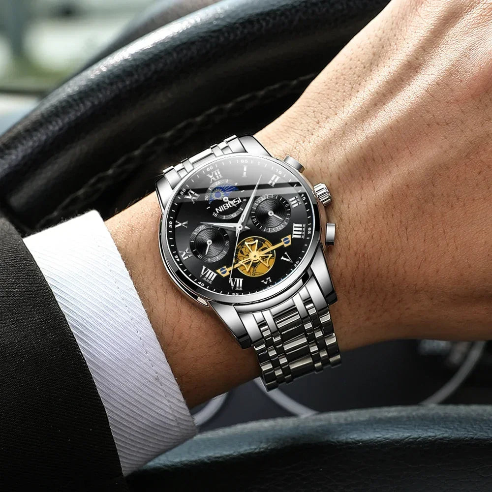 NIBOSI 2507 — Imperial Chrono Classic Watch