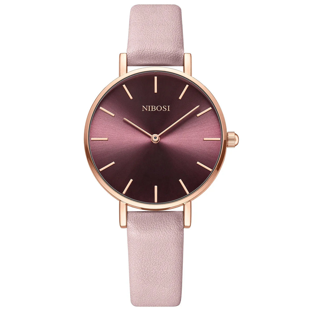 NIBOSI 2550 — Aurora Rose Women's Quartz Watch