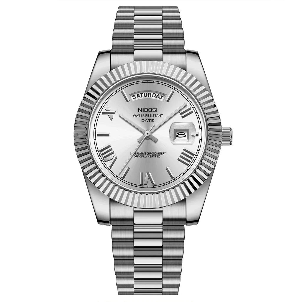NIBOSI 2628 — Timeless Luxury Quartz Watch