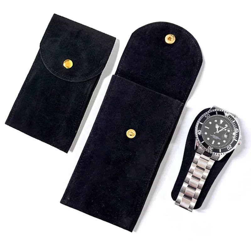 NIBOSI Velvet Watch Travel Pouch