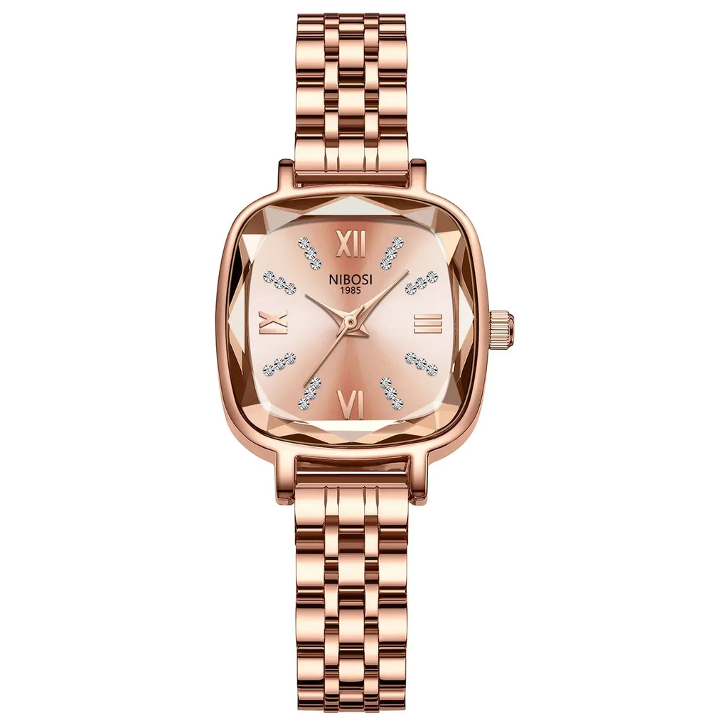 NIBOSI 2535 — Crystal Frame Watch