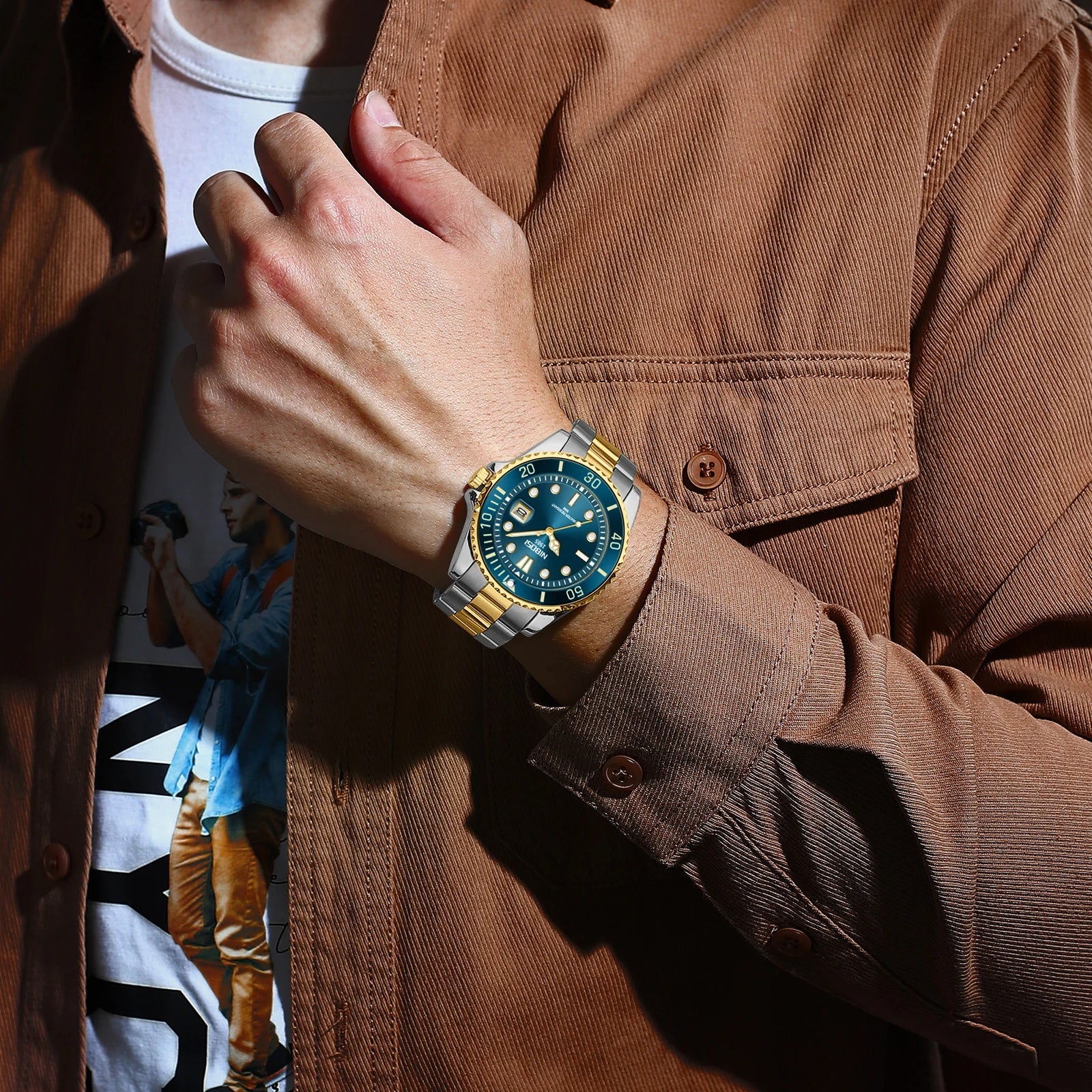 NIBOSI 2507 Diver Watch