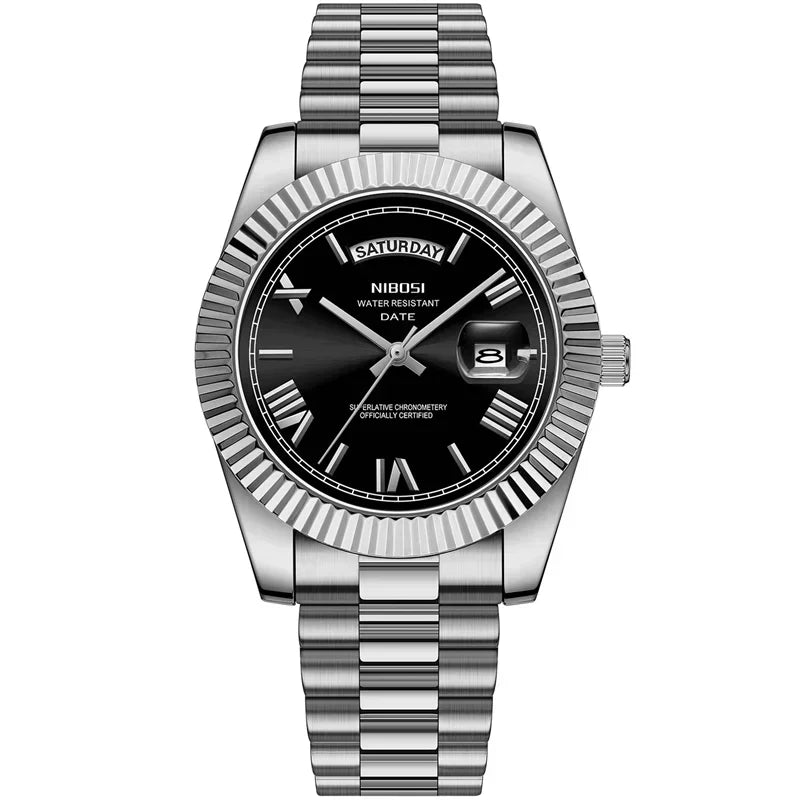 NIBOSI 2628 — Timeless Luxury Quartz Watch