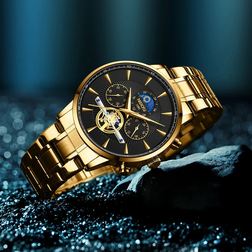 NIBOSI 2309A Celestial Tourbillon Chronograph
