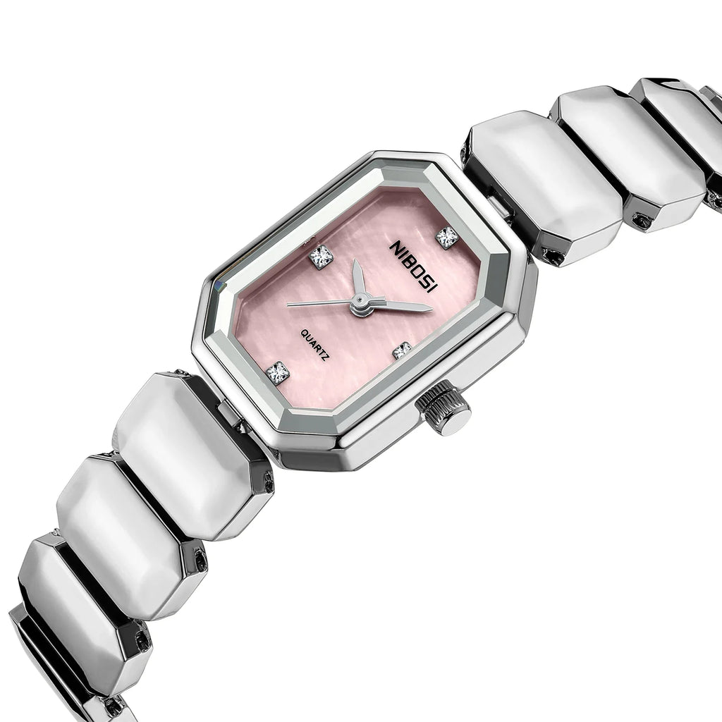 NIBOSI 2685 — Opaline Square Women's Watch