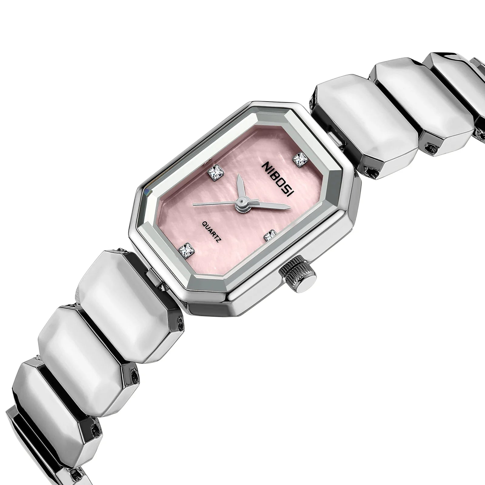 NIBOSI 2685 — Opaline Square Women's Watch