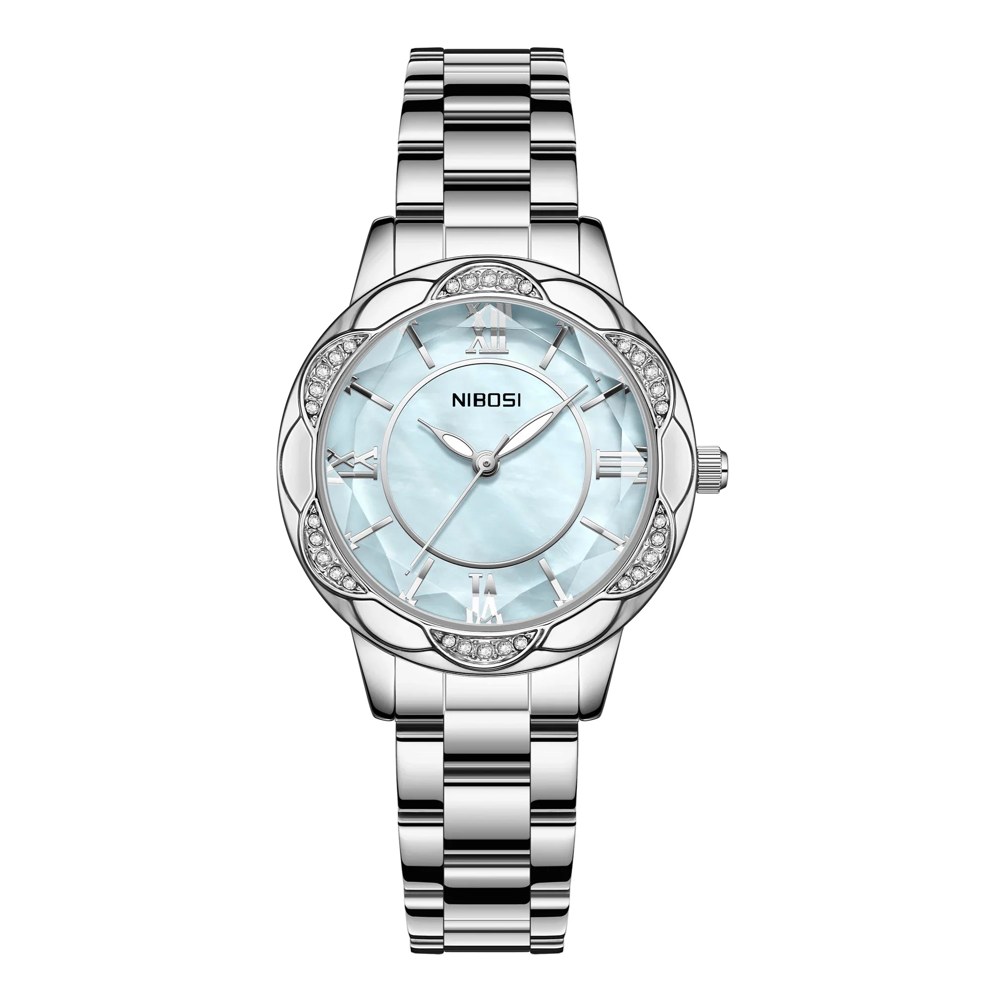 NIBOSI 2672 — Crystal Bloom Women's Watch