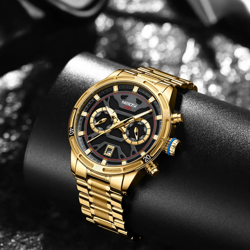 NIBOSI 2537 — Luminous Sport Quartz Watch