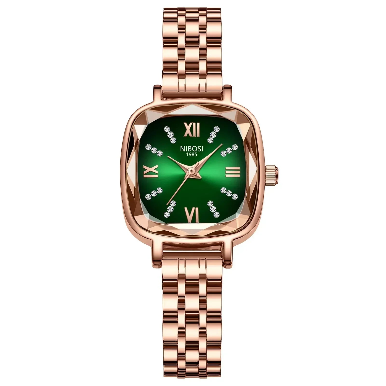 NIBOSI 2535 — Crystal Frame Watch