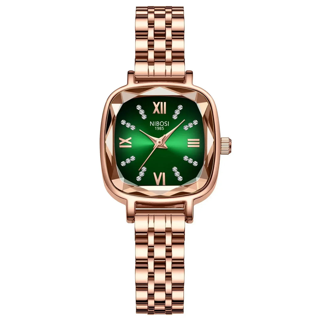 NIBOSI 2535 — Crystal Frame Watch