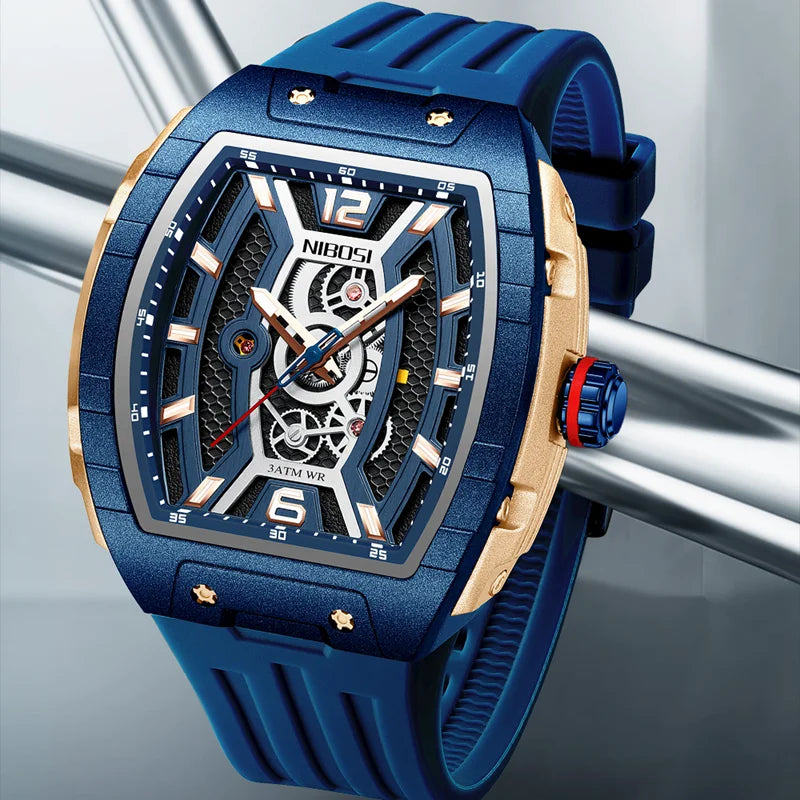NIBOSI 2701 — Mach Curve Sport Watch