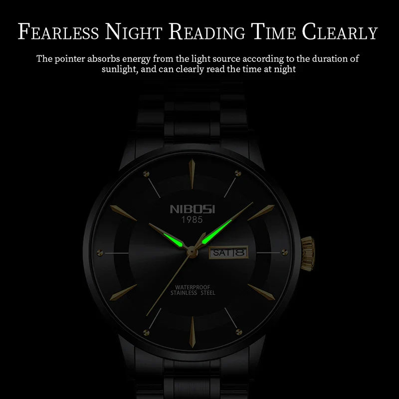 NIBOSI 2607 — Jubilee Roman Classic Watch