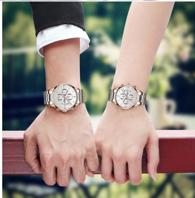 NIBOSI 2309L — Timeless Harmony Couple Watch
