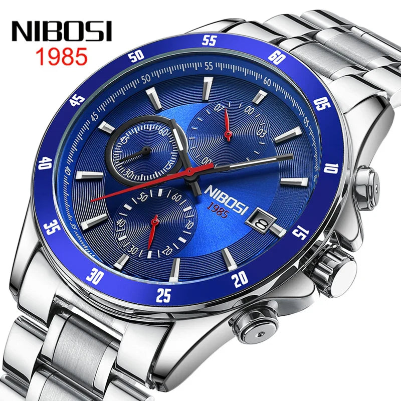 NIBOSI 2530 — Grand Sport Chronograph Men's Watch