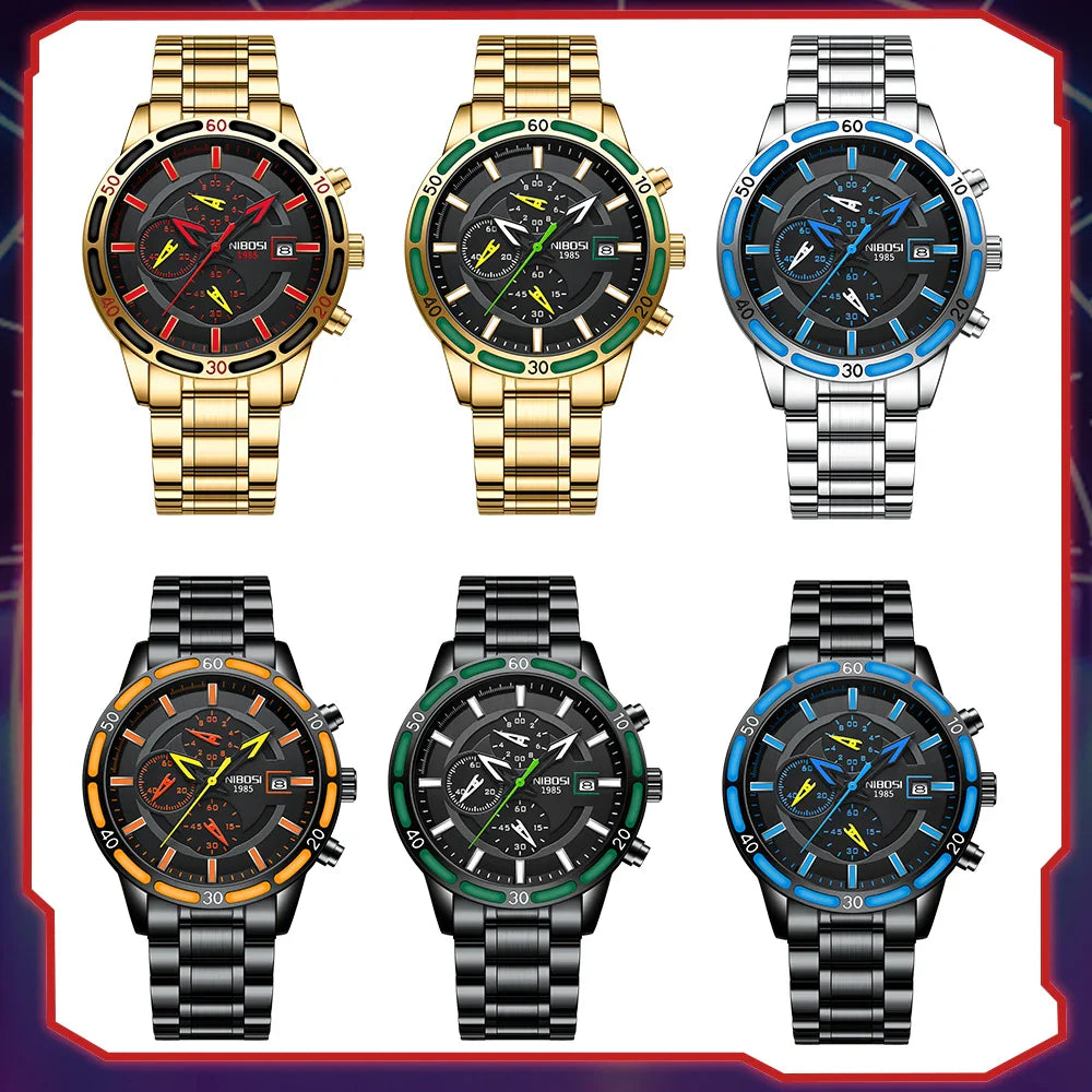 NIBOSI 2568 — Grand Sport Chronograph