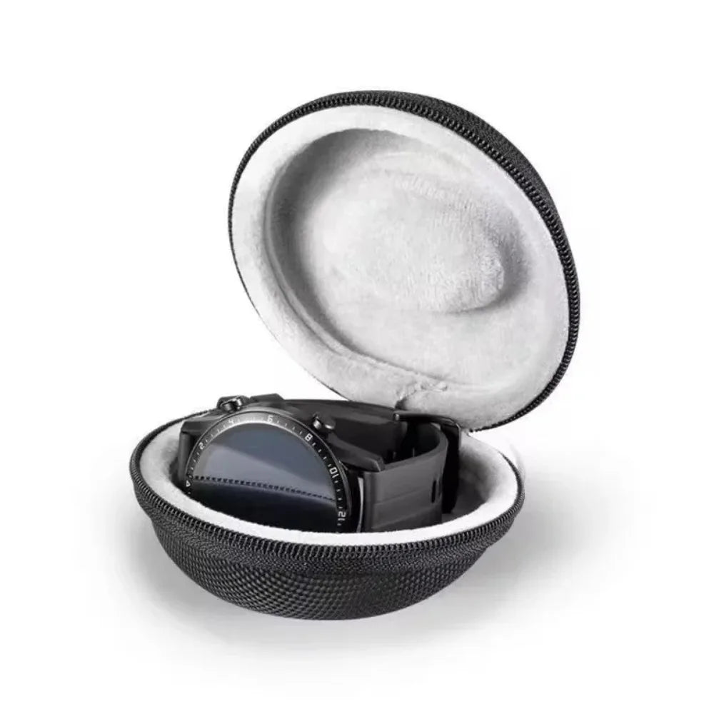 NIBOSI Round Watch Travel Case