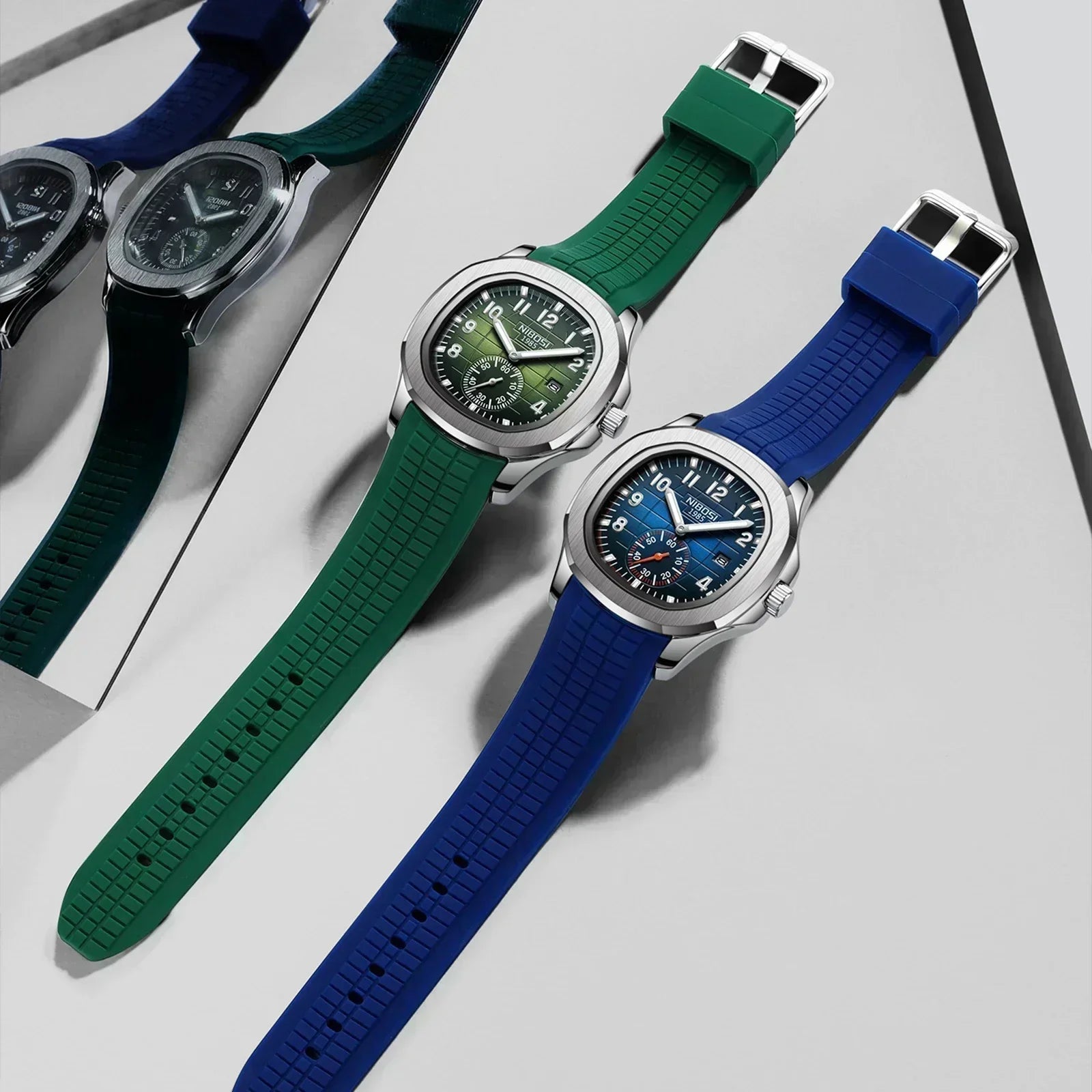 NIBOSI 2653 Sport Silicone Watch