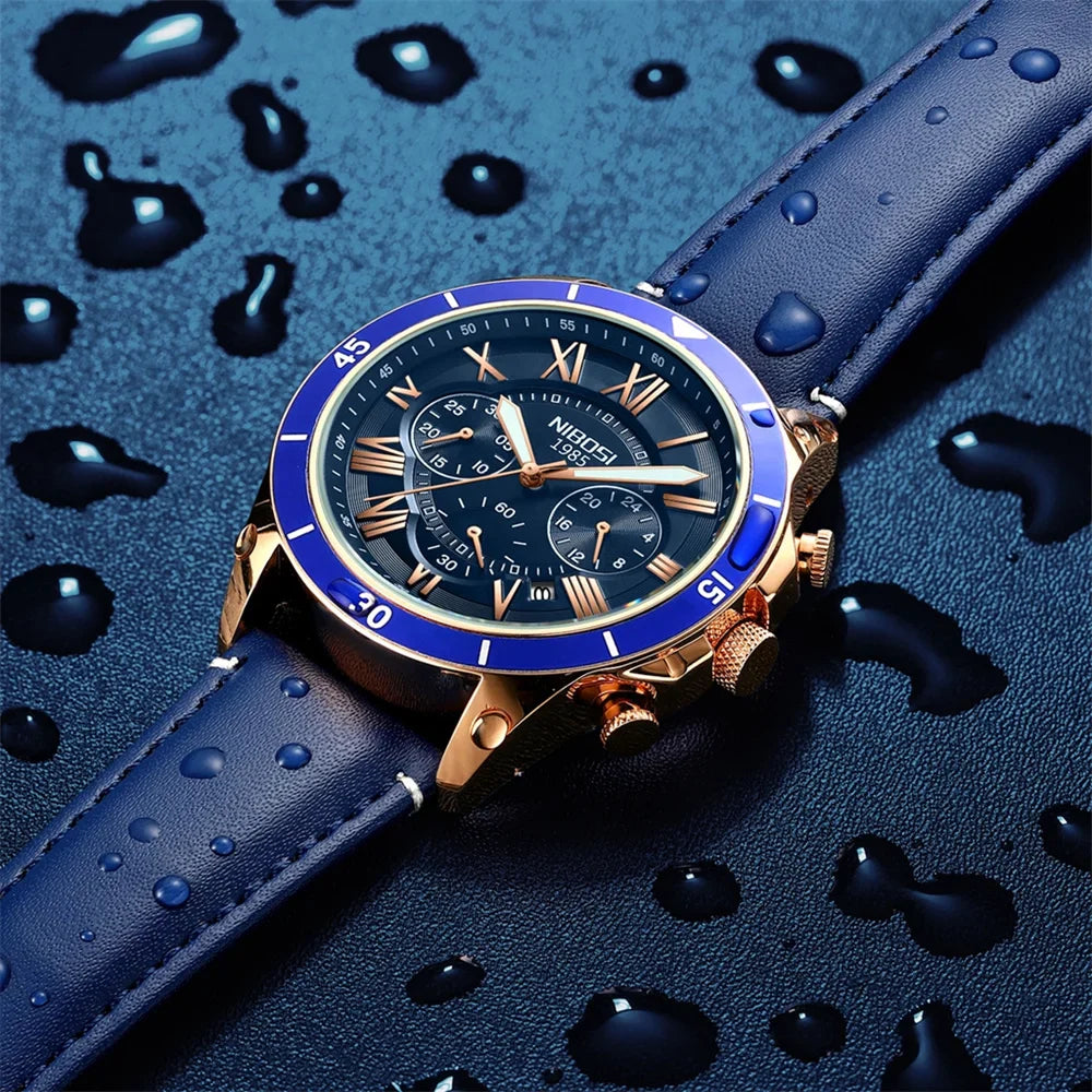 NIBOSI 2652 — Luxury Chronograph Sports Watch