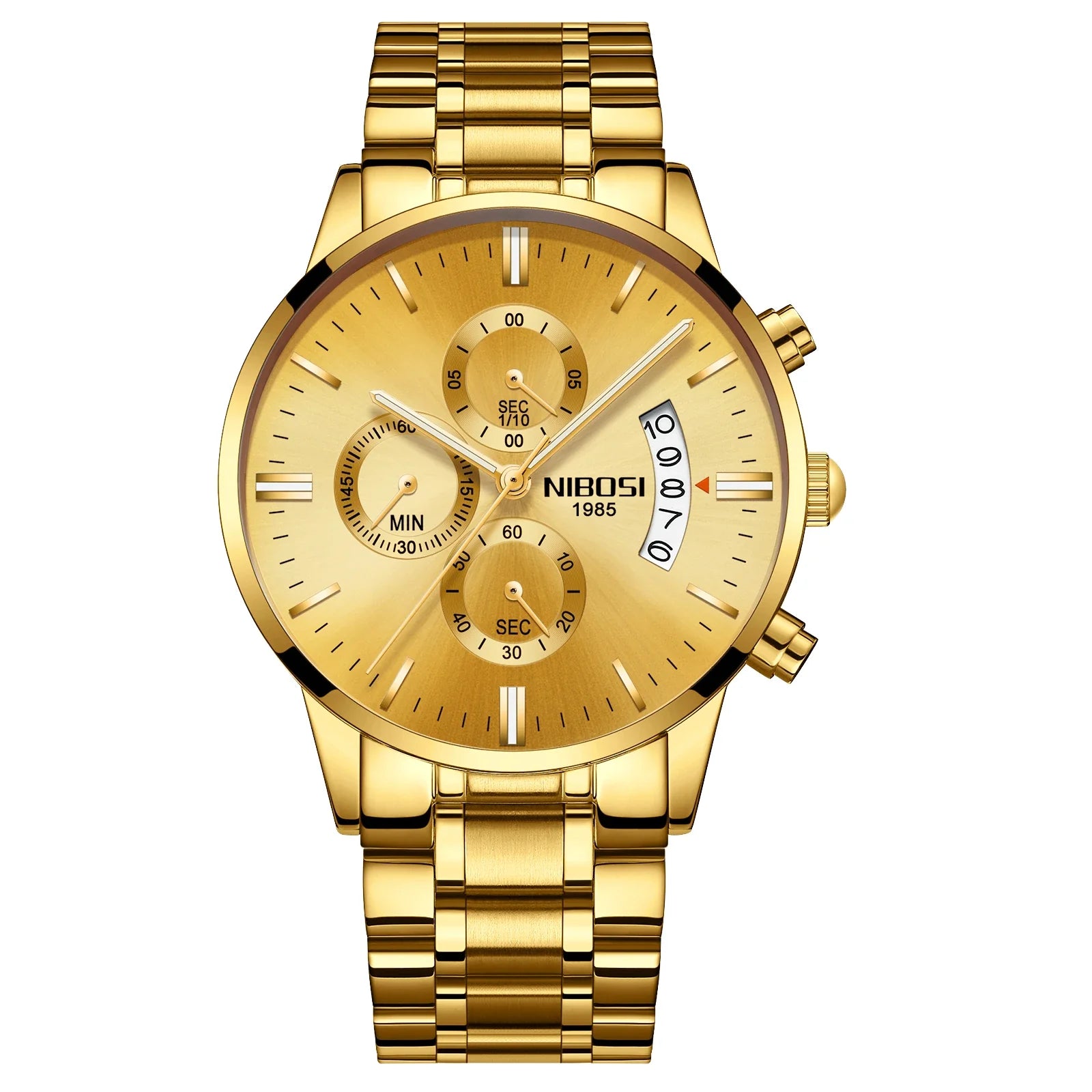 NIBOSI 2309 — Luxury Quartz Chronograph Waterproof Watch