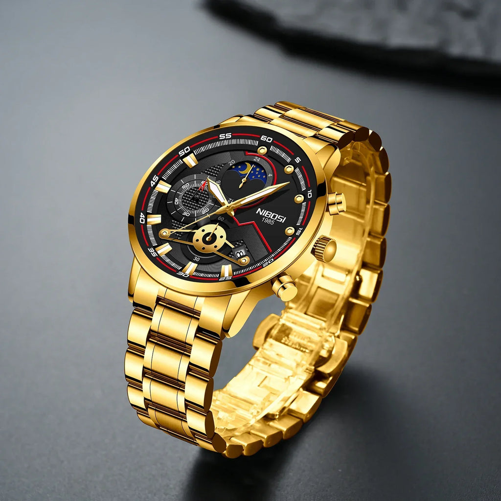 NIBOSI 2503 — Iron Sentinel Watch