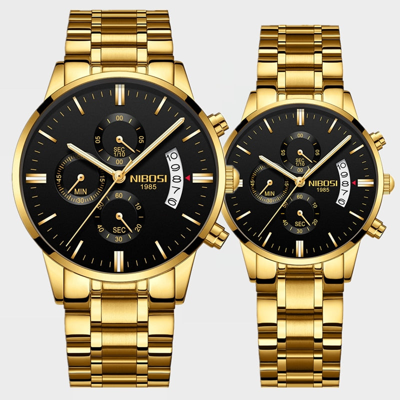 NIBOSI 2309L — Timeless Harmony Couple Watch