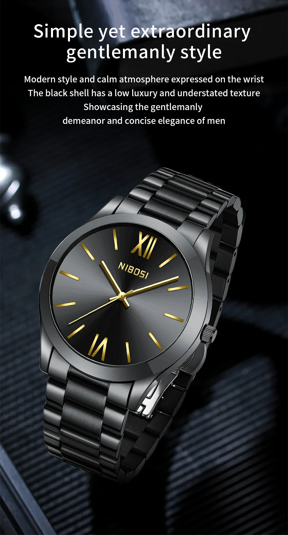 NIBOSI 2692 — Timeless Classic Watch