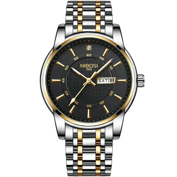NIBOSI 2381 — Timeless Minimalist Steel Watch