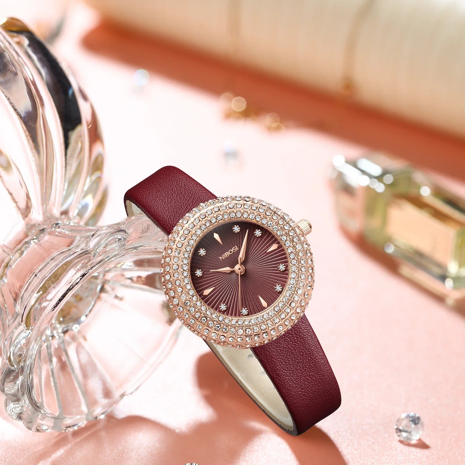 NIBOSI 2561 — Diamond Radiance Watch