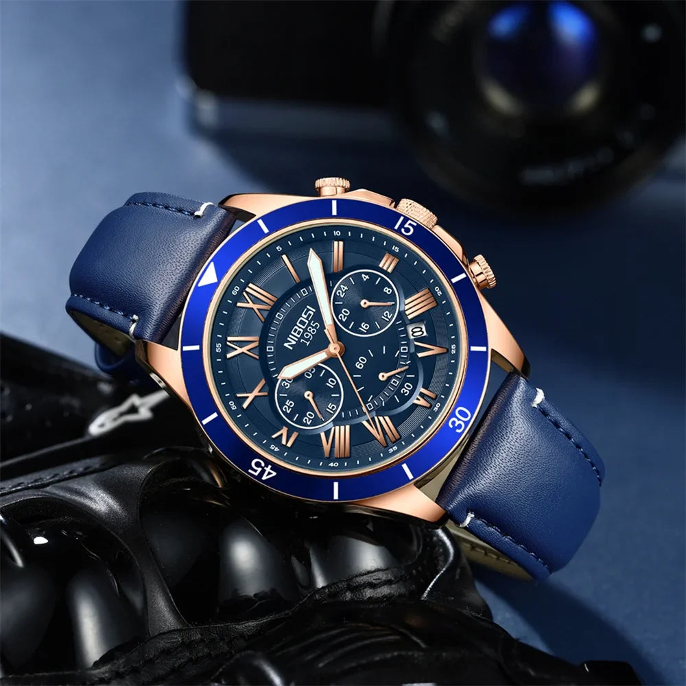 NIBOSI 2652 — Luxury Chronograph Sports Watch