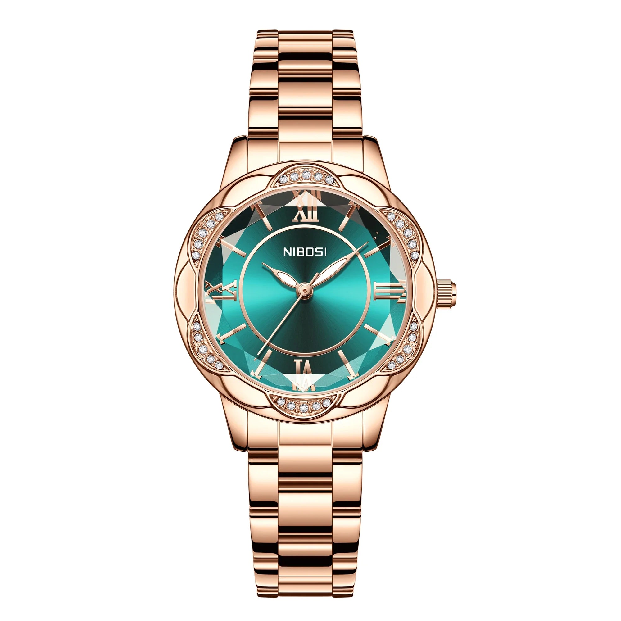 NIBOSI 2672 — Crystal Bloom Women's Watch