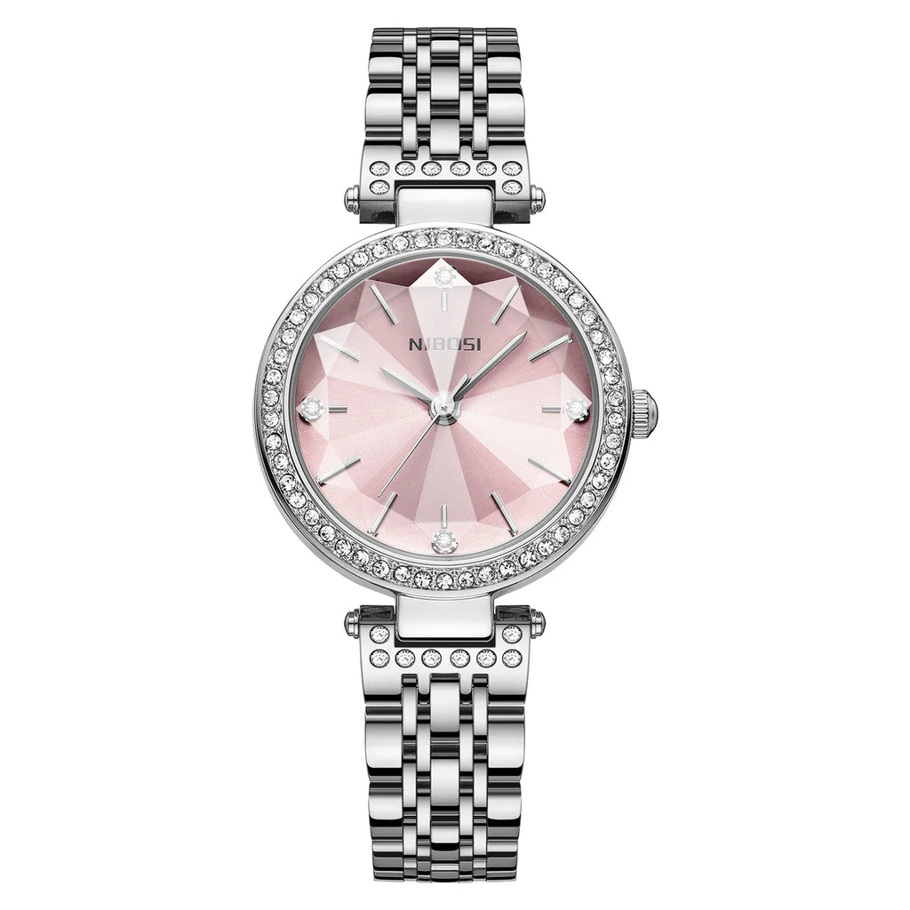 NIBOSI 2622 — Elegant Zircon Women's Quartz Watch
