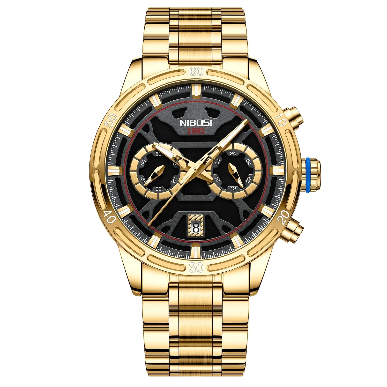 NIBOSI 2537 — Luminous Sport Quartz Watch
