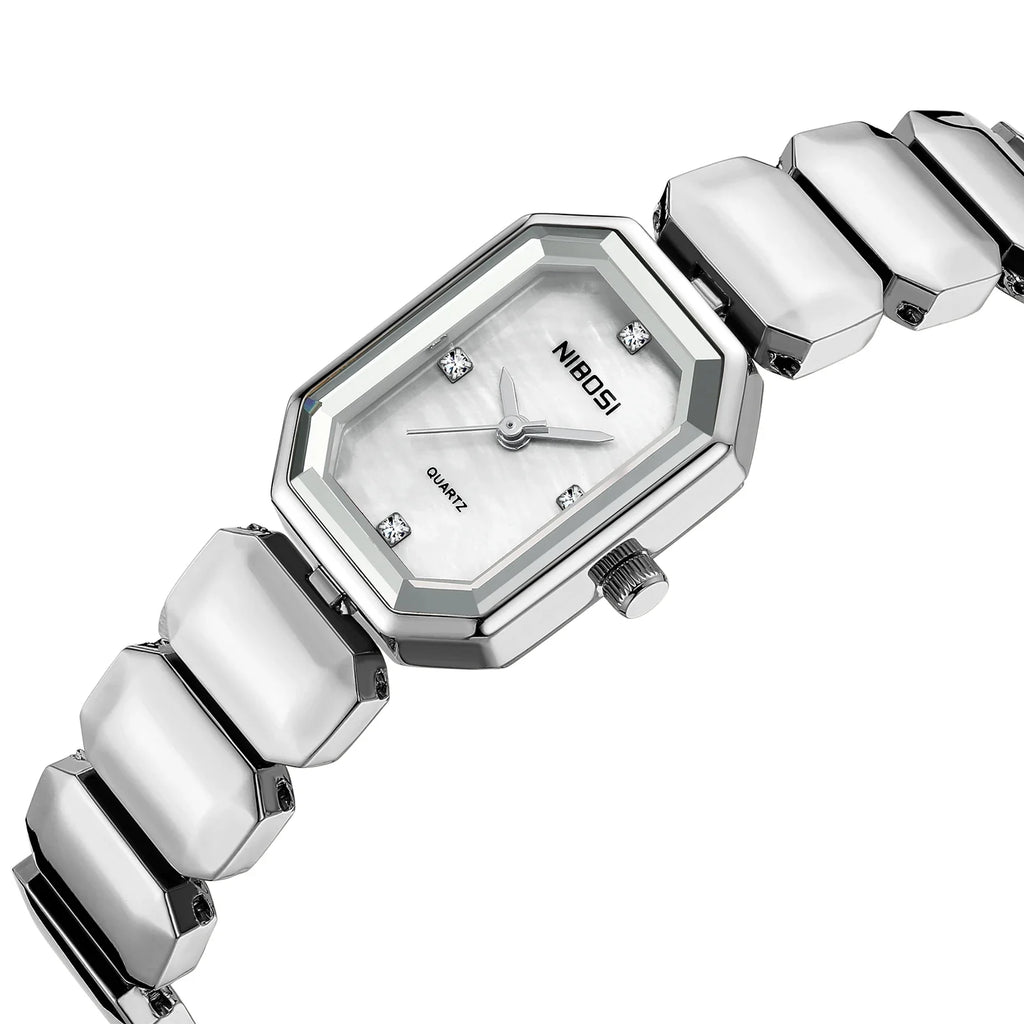 NIBOSI 2685 — Opaline Square Women's Watch