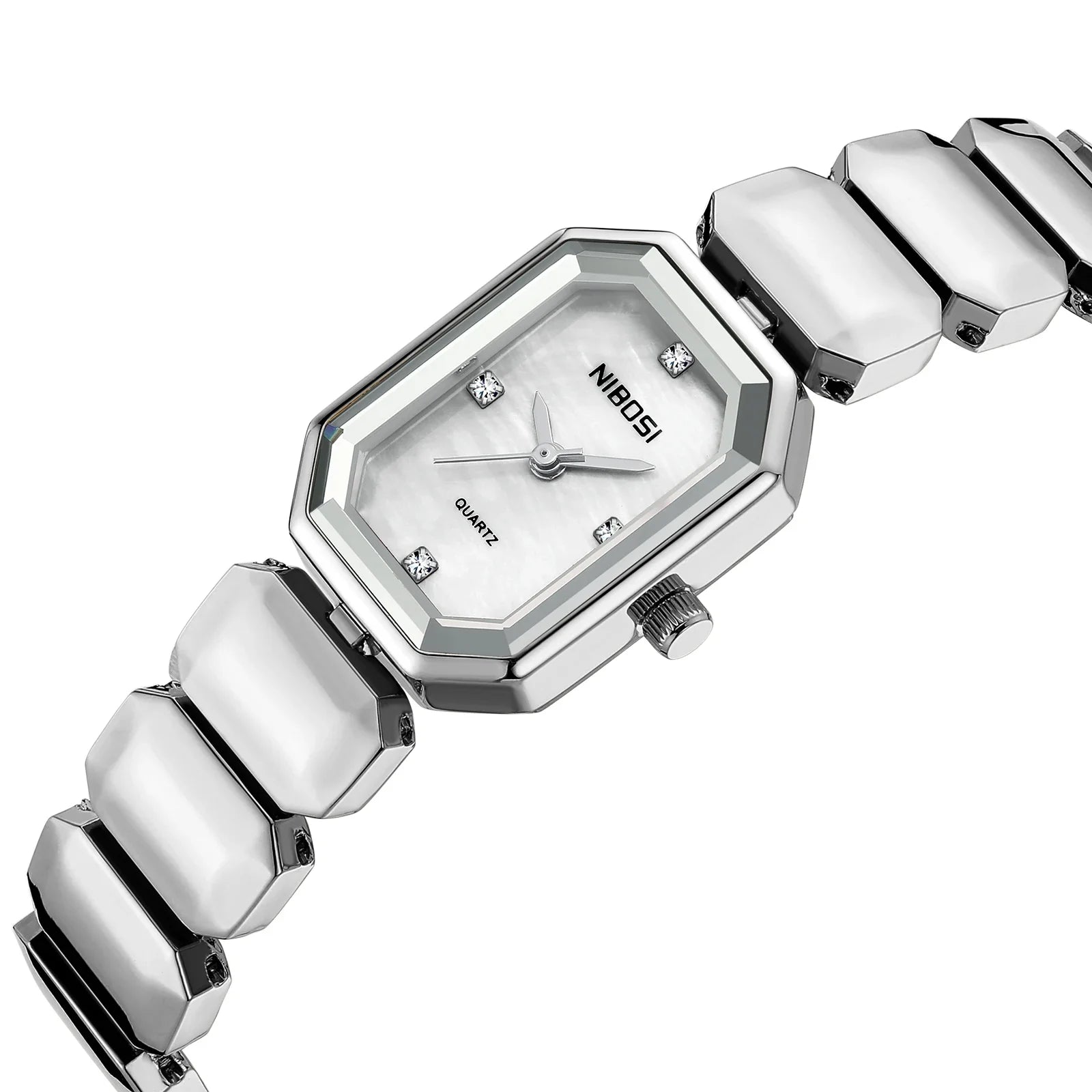 NIBOSI 2685 — Opaline Square Women's Watch