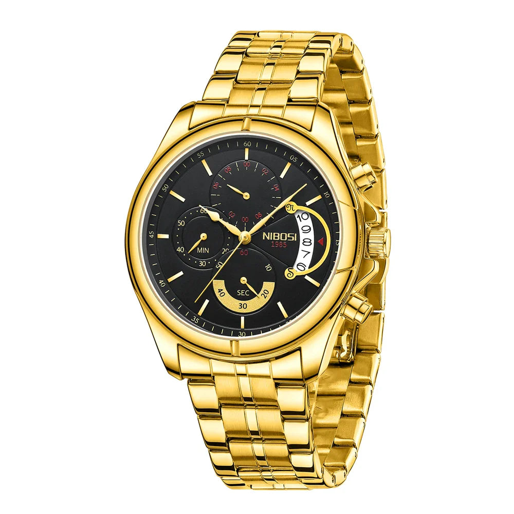NIBOSI 2522 — Chrono Luxe Men's Watch