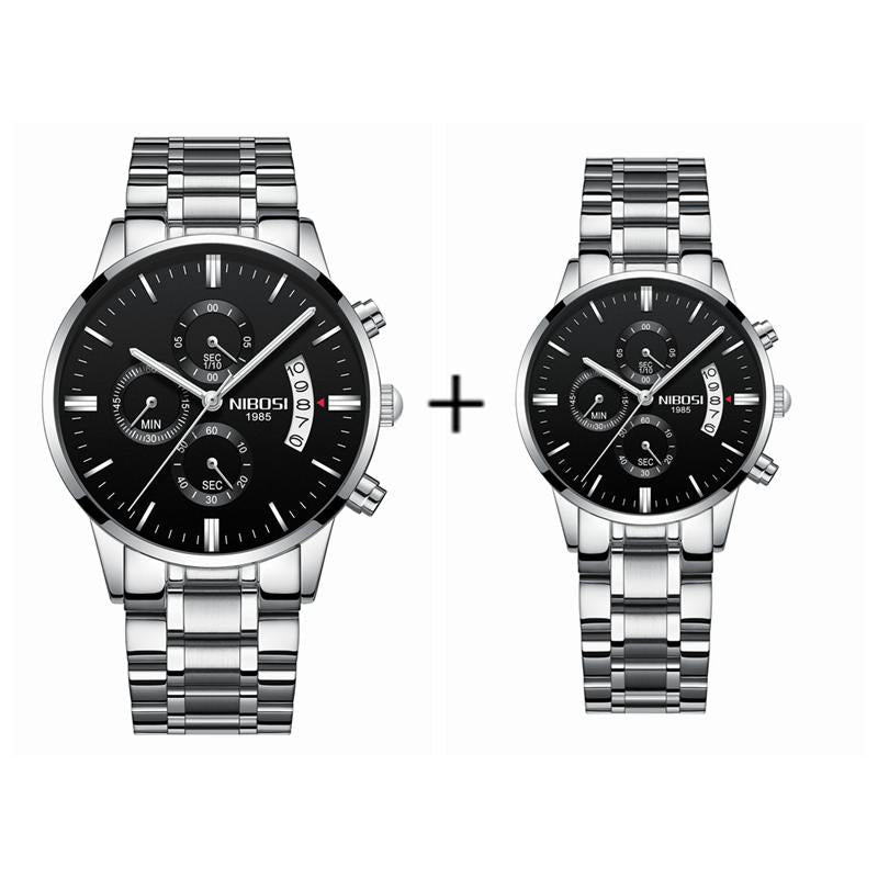 NIBOSI 2309L — Timeless Harmony Couple Watch